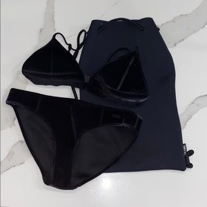 Triangl Bikini Black Velvet